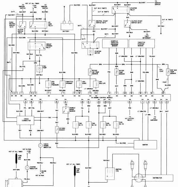 1991 Camry Wiring Diagram