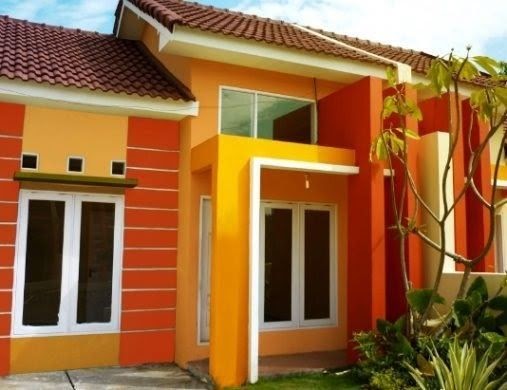 Contoh Cat Rumah Minimalis Warna Oranye Paint Colors 2022