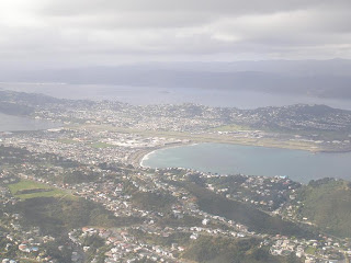 Airport from the holding pattern