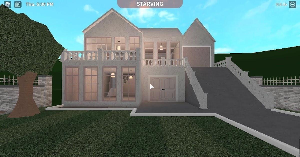 How To Build A House In Bloxburg Bloxburg House Build Step By Step
