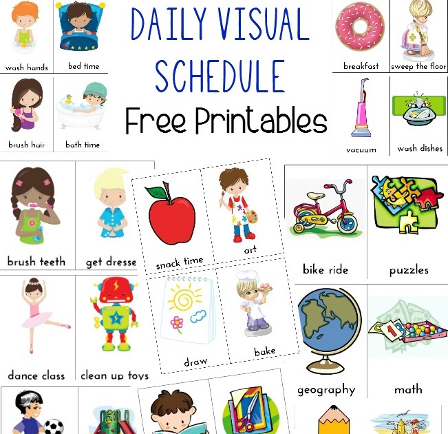 Autism Picture Cards Free Printable