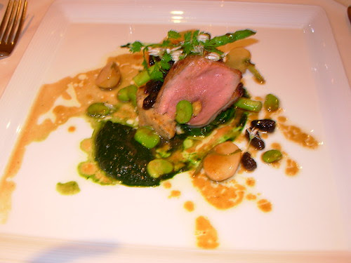 Crown at Whitebrook - Lamb with Morels and Asparagus