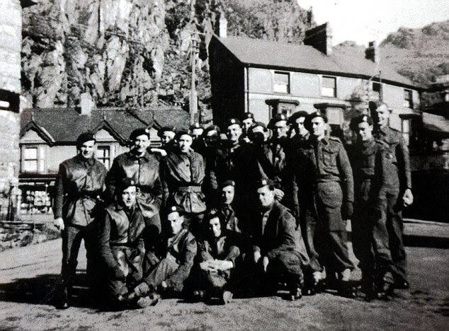 Specialist commando group X-Troop who helped to take the Pegasus Bridge in Normandy