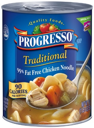 Noodle Soup: Progresso Traditional Soup, 99% Fat Free Chicken Noodle ...