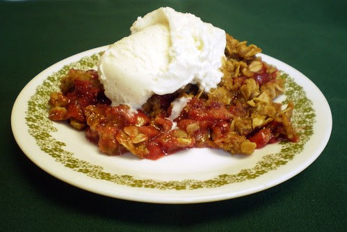 Rhubarb Plum Crisp