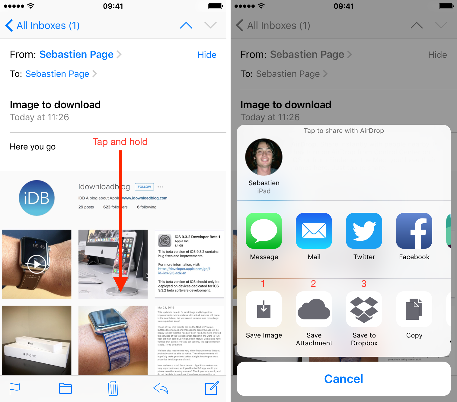 How To Save Pictures From Email On Iphone