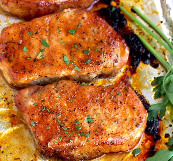 Center Cut Pork Chop Recipes Baked - Lemon-Orange Baked Center Cut Pork ...