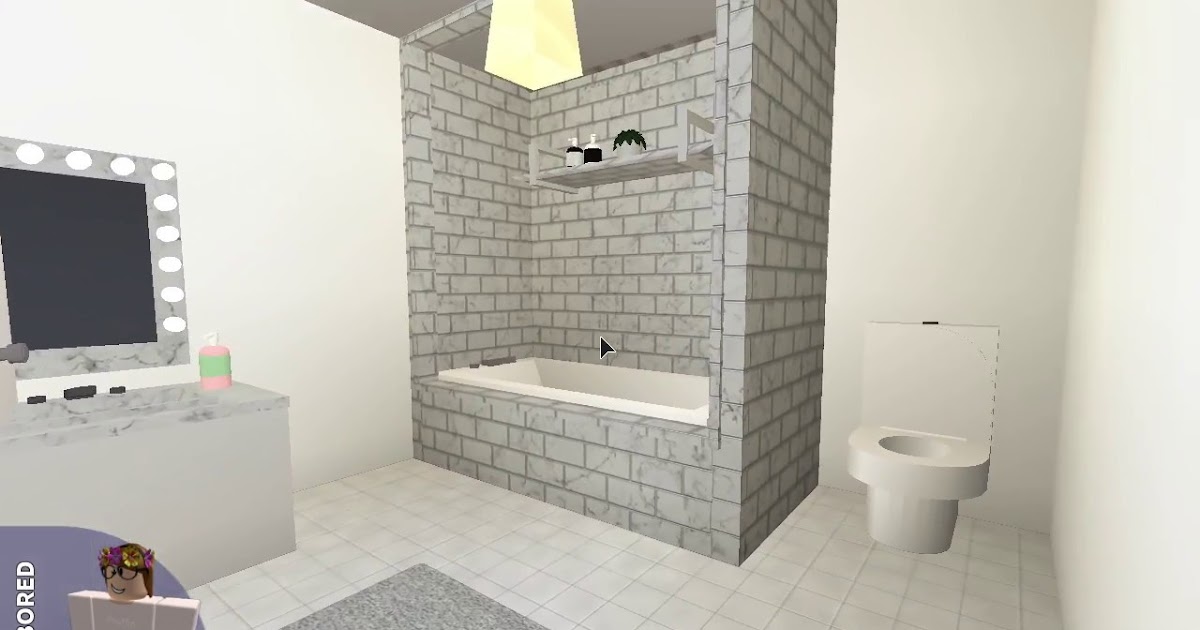 Aesthetic Bloxburg Small Bathroom Ideas - Musadodemocrata