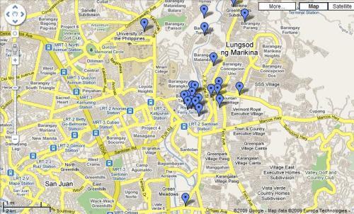 Help Ondoy Victims in the Philippines Email the map-maker at segregorio@gmail.com if you know Google Maps and want to help update this map.