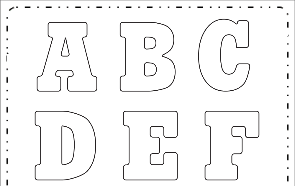 20+ Nuevo Para Moldes De Letras Gordas - Alyshia Kanters Blogs
