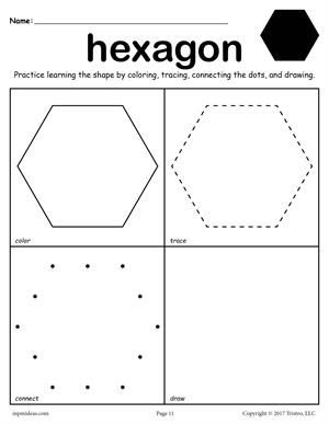 Free Printable Octagon Worksheets For Preschoolers - Best Gentle