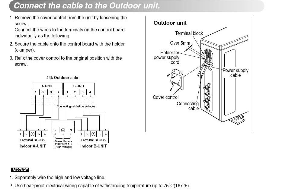 Fujitsu Mini Split Wiring Diagram / Unique Wiring Diagram