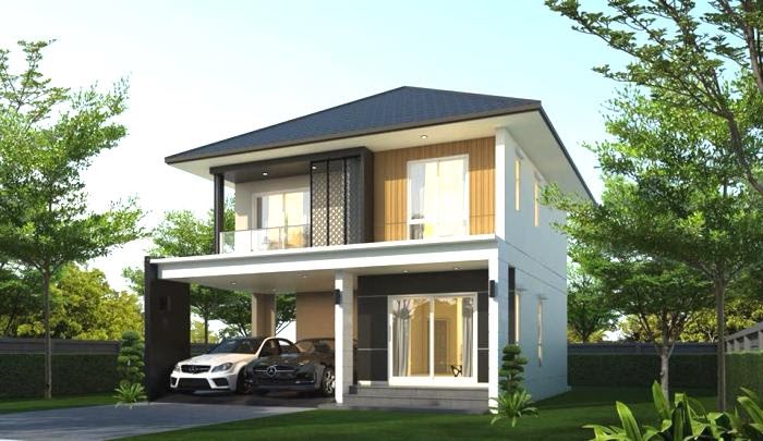 4 Bedroom Low Budget Simple Two Storey House Design - Home and Aplliances