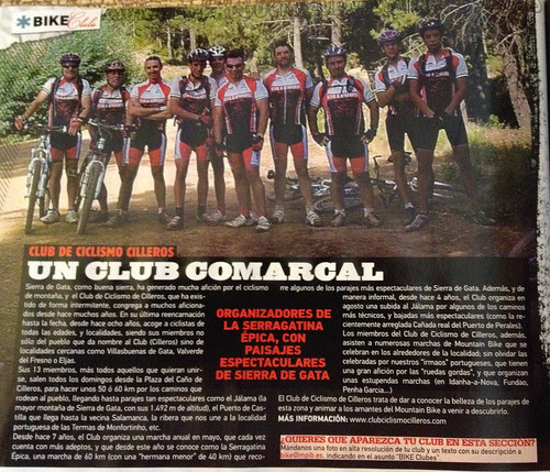 Bike Club del número 236 de la revista Bike!