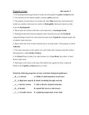 33 The Properties Of Water Worksheet Answers - Free Worksheet Spreadsheet