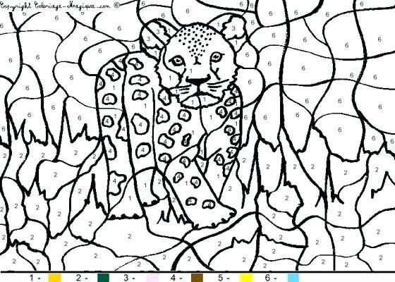 Coloriage Tigre Mandala Coloriage Magique Animaux Savane