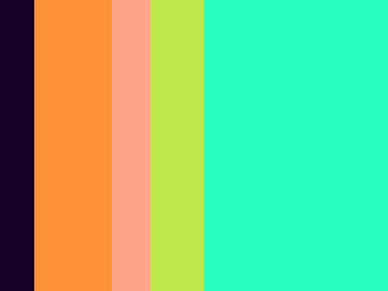 http://www.pinterest.com/pin/249738741807271836/ "please slide down" by daisychain bright lime, daisychain, dark purple, greenish aqua, orange, salmon pink