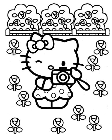 Hello Kitty Coloring Pages Free Online - Learn to Color