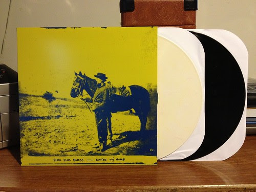 Sick Sick Birds - Gates Of Home LP - Yellow (/100) & Black Vinyl by Tim PopKid