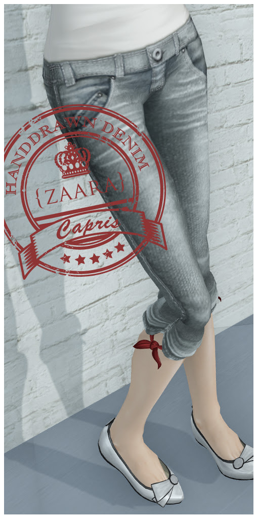 Zaara : Denim capris