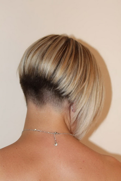 Short Haircut Rear View Satu Huruf H