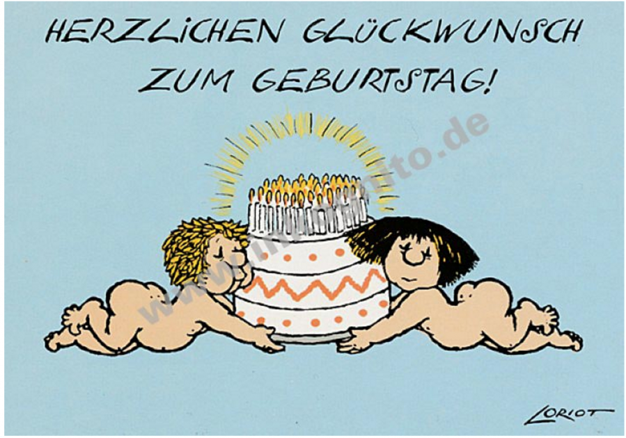 Loriot Text Geburtstag Geburtstag