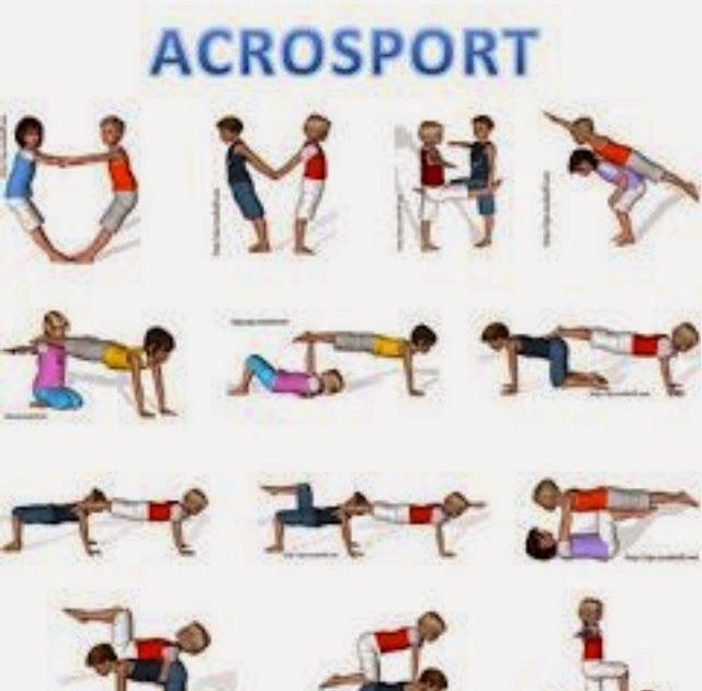 2 Person Yoga Poses Easy For Kids - 6 Acro yoga poses for beginners