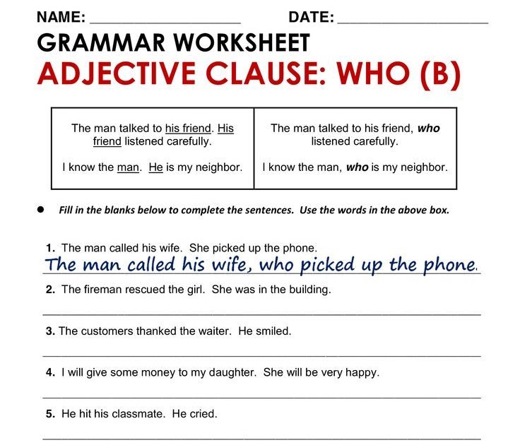 adjective-clause-worksheet-worksheet