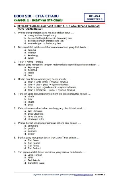 Kunci Jawaban Lks Ipa Kelas 8 Semester 2 Peranti Guru