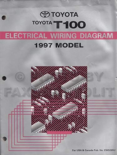 Read 1997 Toyota T100 Truck Wiring Diagram Manual Original Kindle Editon