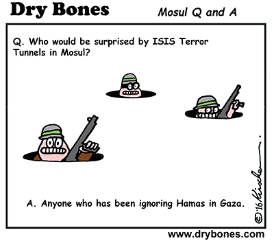 Dry Bones, BDS, Mosul, ISIS,  