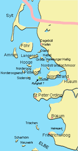 Halligen Karte | Karte