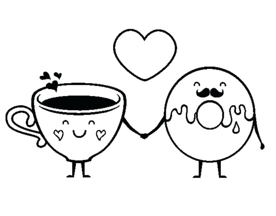 Dibujos De Donas Kawaii Paginas Para Colorear Para Imprimir Gratis
