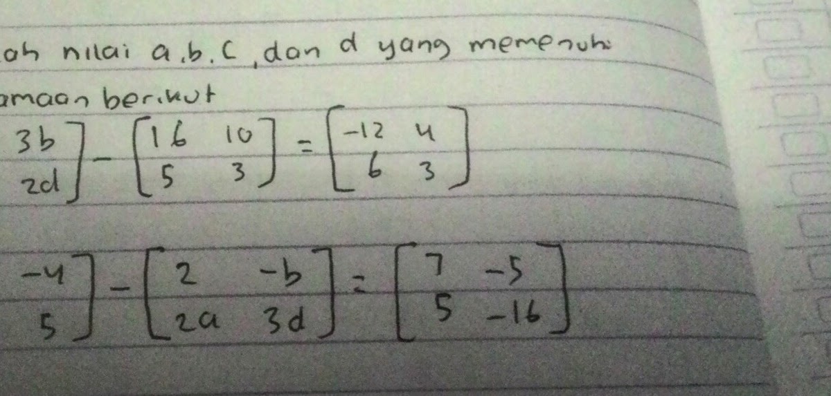 17+ Contoh Soal Invers Matriks Ordo 2X2 Dan Jawabannya