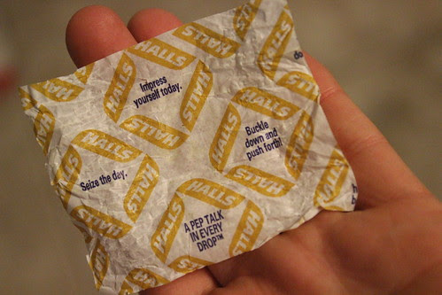 Inspiration from a Cough Drop
