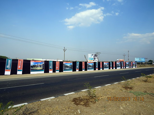 AnandGram Wakhari Chaufula - A township of 360 Units of 1 Room Kitchen 1 BHK 2 BHK Terrace Flats in 24 Buildings on Pune Solapur Highway near Kedgaon Railway Station
