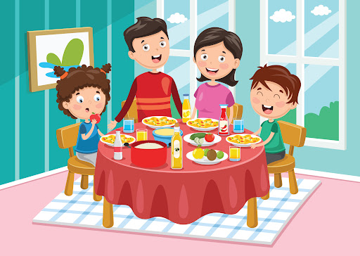 Niña Almorzando Animado / Imágenes: niños comiendo en caricatura | Niño
