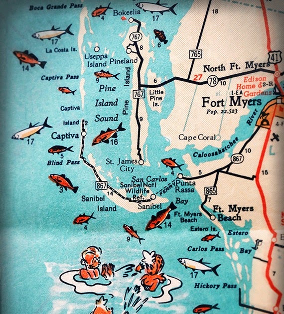 Detailed Map Of Florida West Coast Beaches