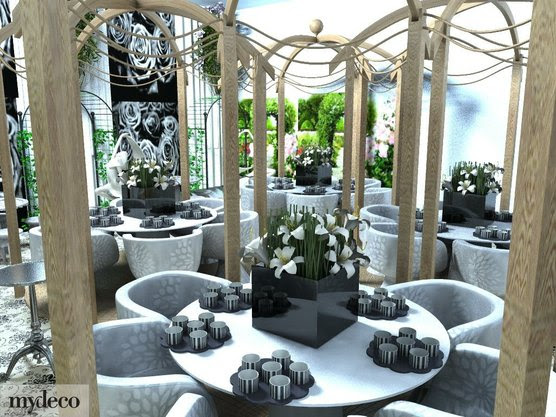 mydeco team member created his wedding reception with our 3D Room Planner