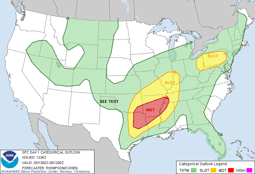 Your Severe Weather Blog: April 25-28, 2011 Tornado Outbreak Part 1