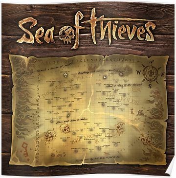 Sea of thieves карта торговой компании