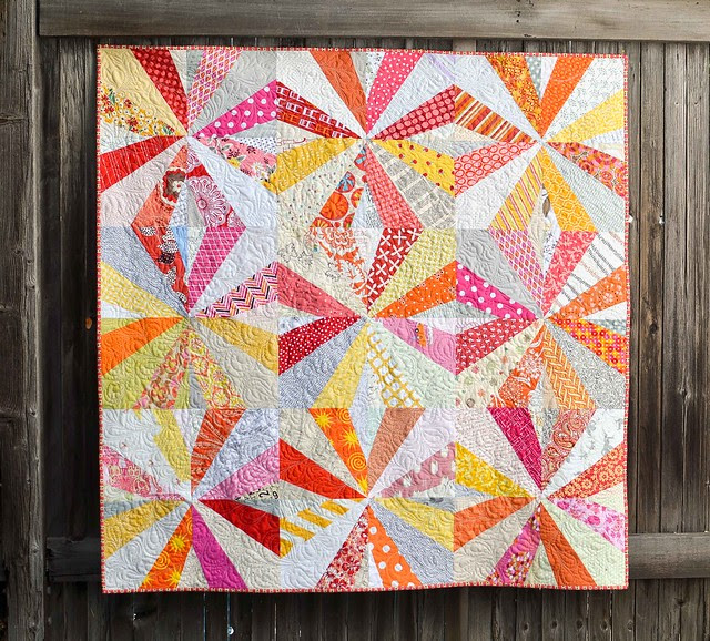crazy star quilt - do good stitches wish circle may quilt