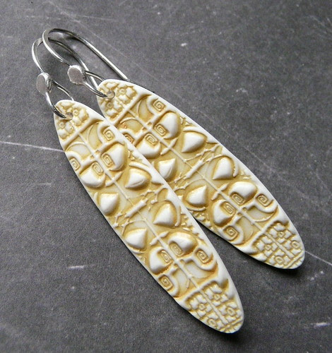 Cathedral Windows - Porcelain Earrings
