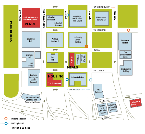 Portland State University Campus Map Zip Code Map