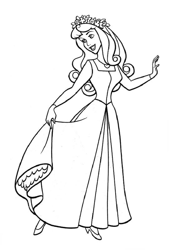 Disegni Da Colorare Principessa Aurora Coloradisegni