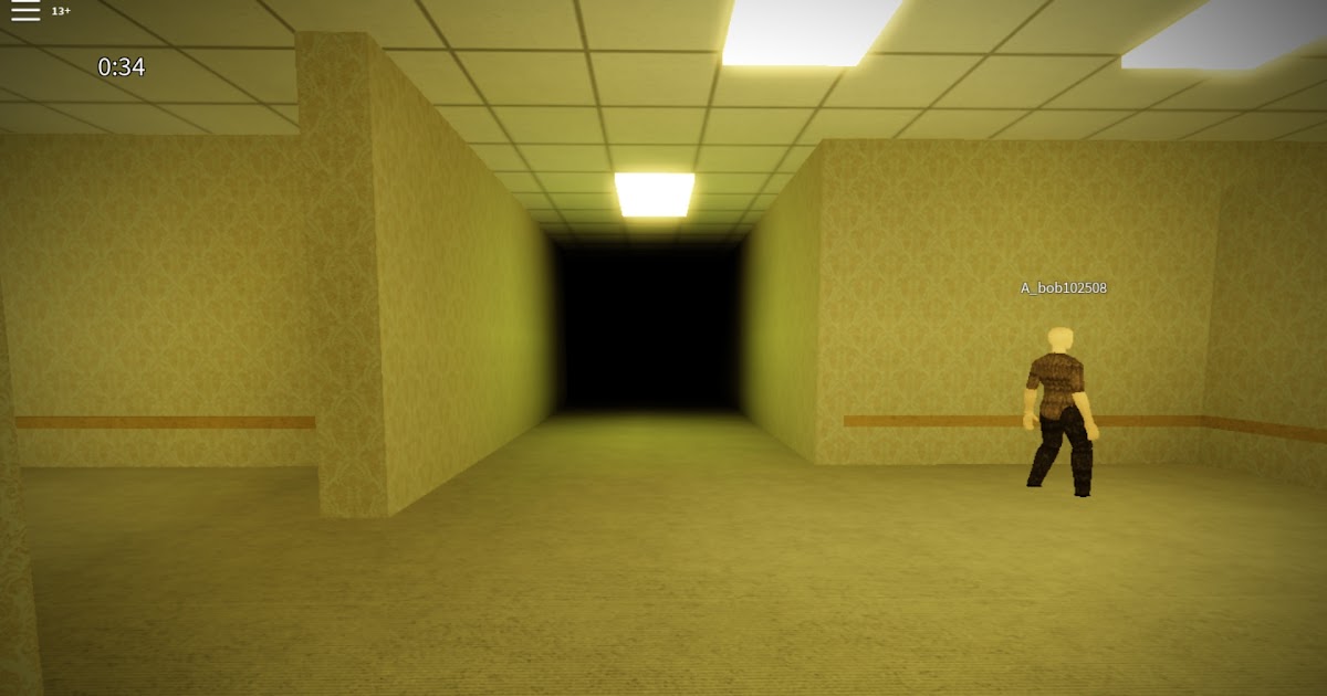 The True Backrooms Roblox Stage 2 Map