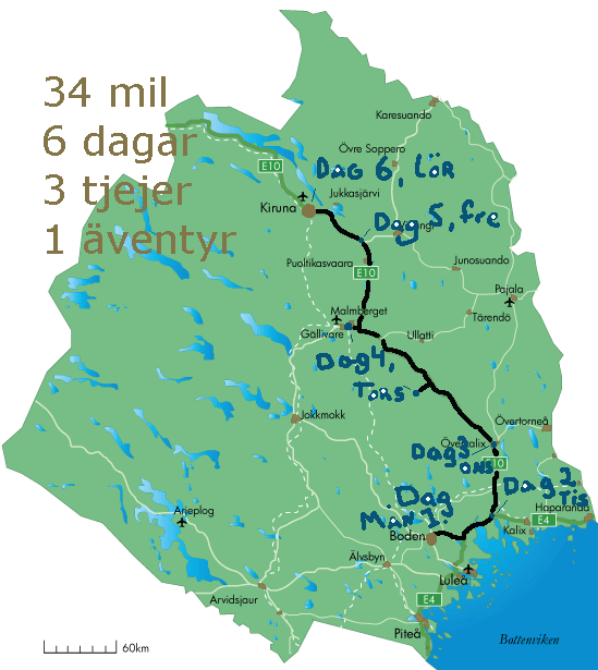 Karta över Norra Sverige | Karta