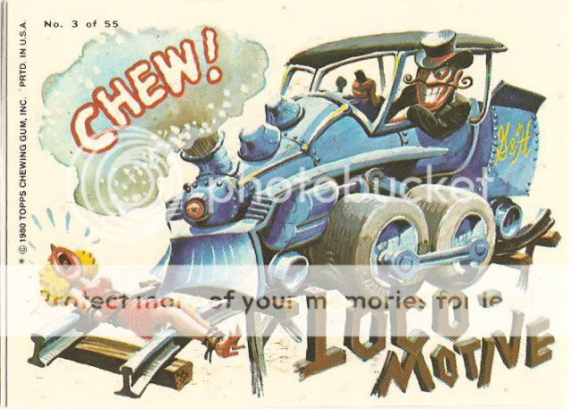 TOPPS WEIRD WHEELS 1980