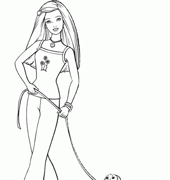Chelsea Barbie Doll Coloring Pages / Barbie In A Perfect Christmas