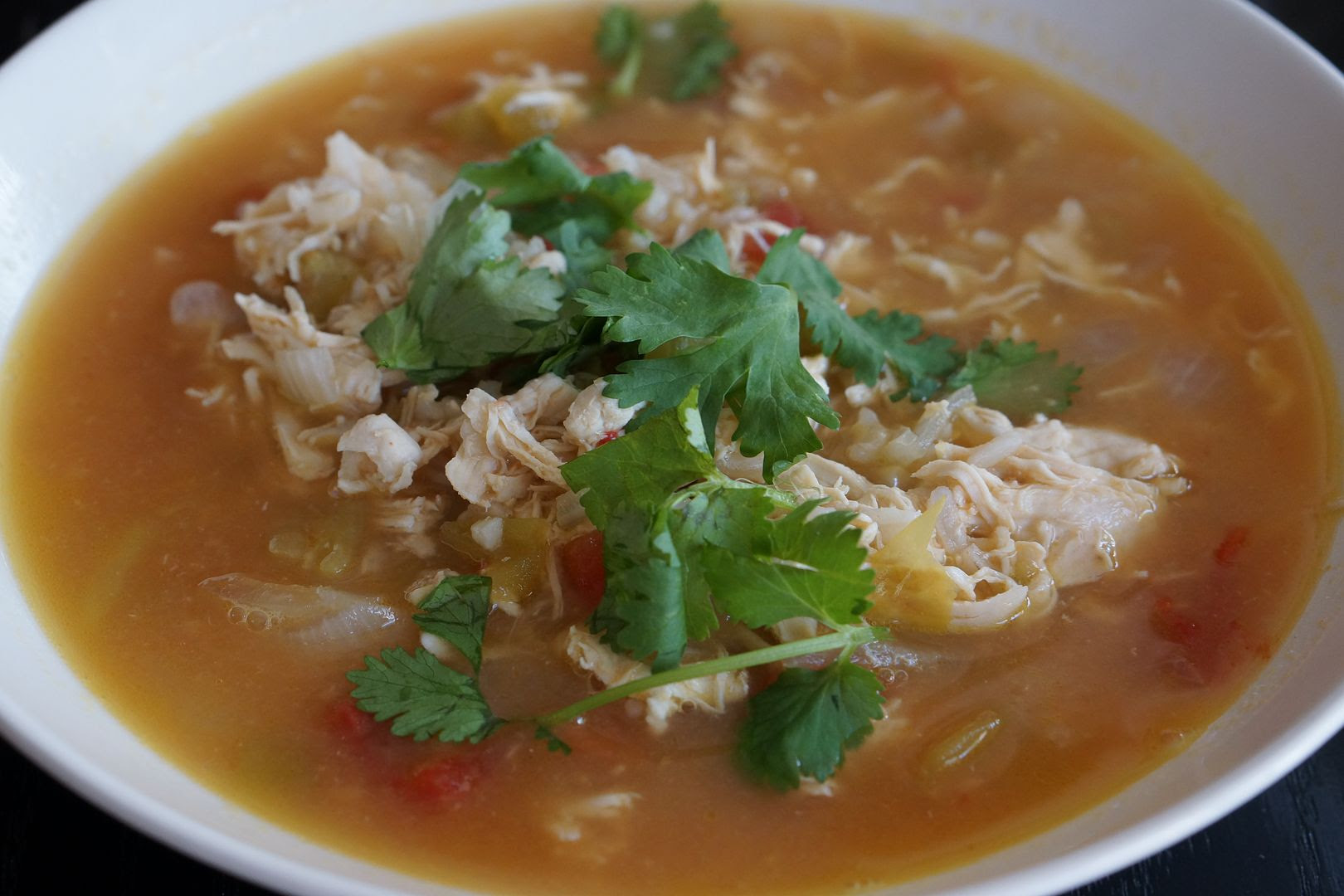Anne's Odds and Ends: Cilantro Lime Chicken Soup Recipe